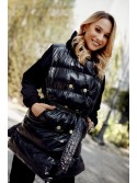 Three-piece women\'s set with a sleeveless jacket, black 89230 - Online store - Boutique